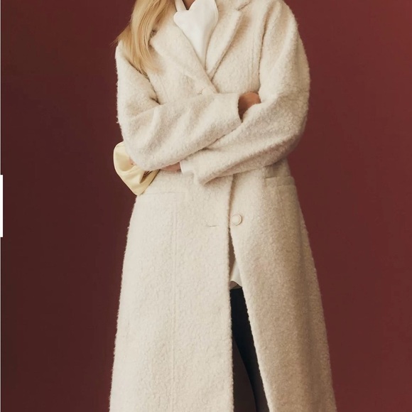 Maeve Ivory Teddy Jacket NWT - Picture 3 of 6